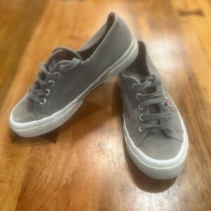 Gray Superga Canvas Sneakers size 6